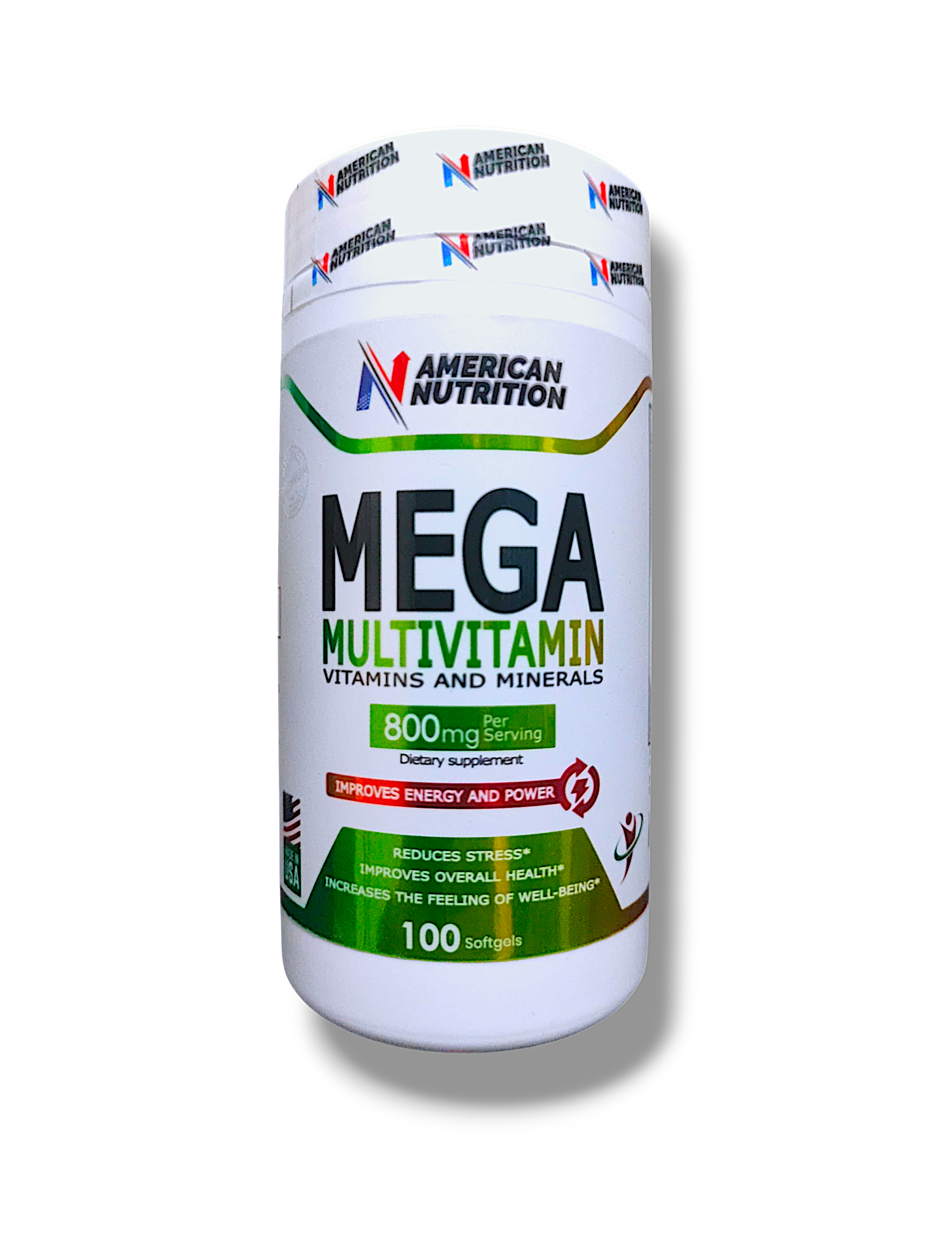 MEGA MULTIVITAMINICO - 100 CÁPSULAS AMERICAN NUTRITION