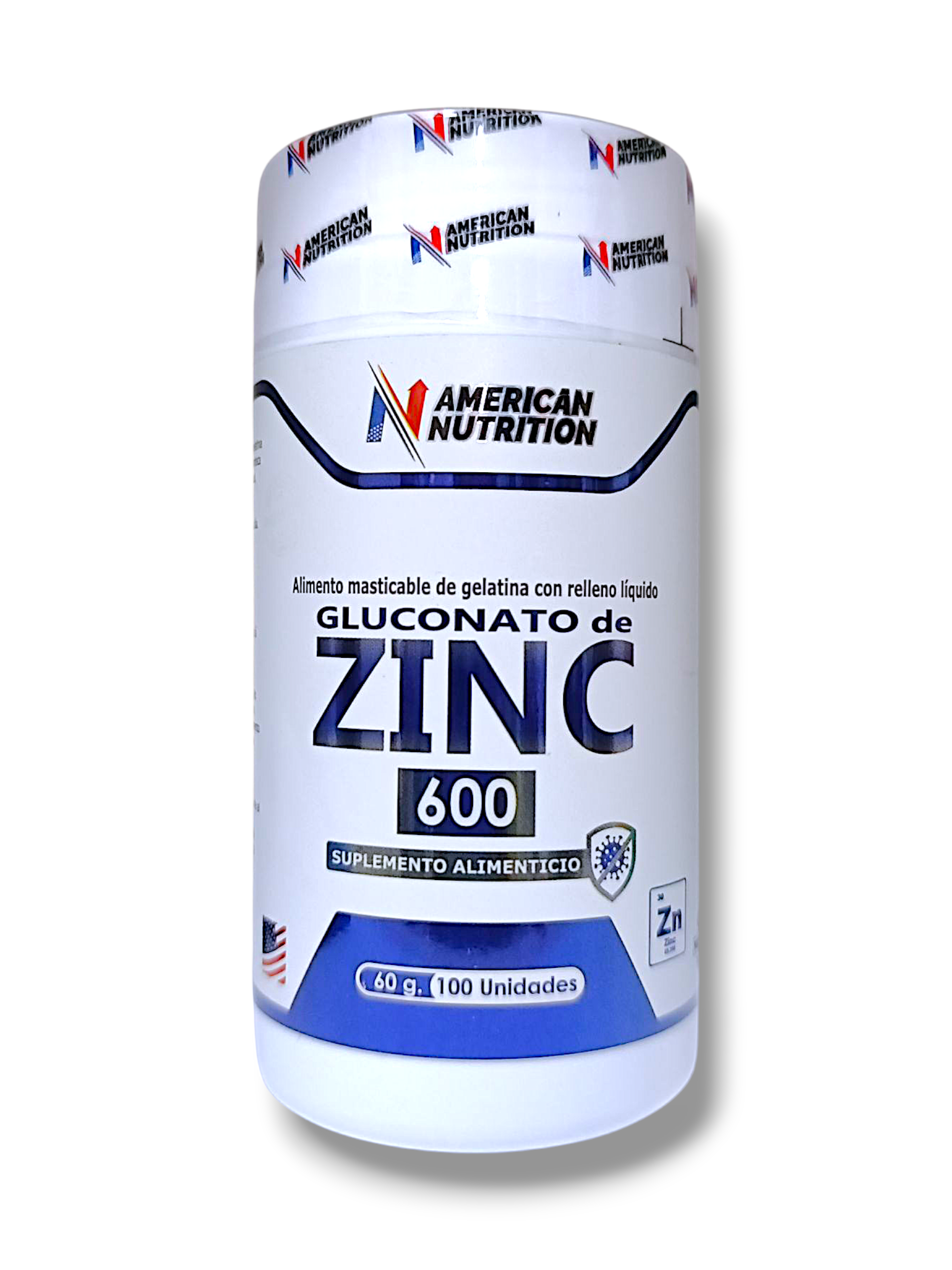 GLUCONATO DE ZINC - 100 CÁPSULAS AMERICAN NUTRITION