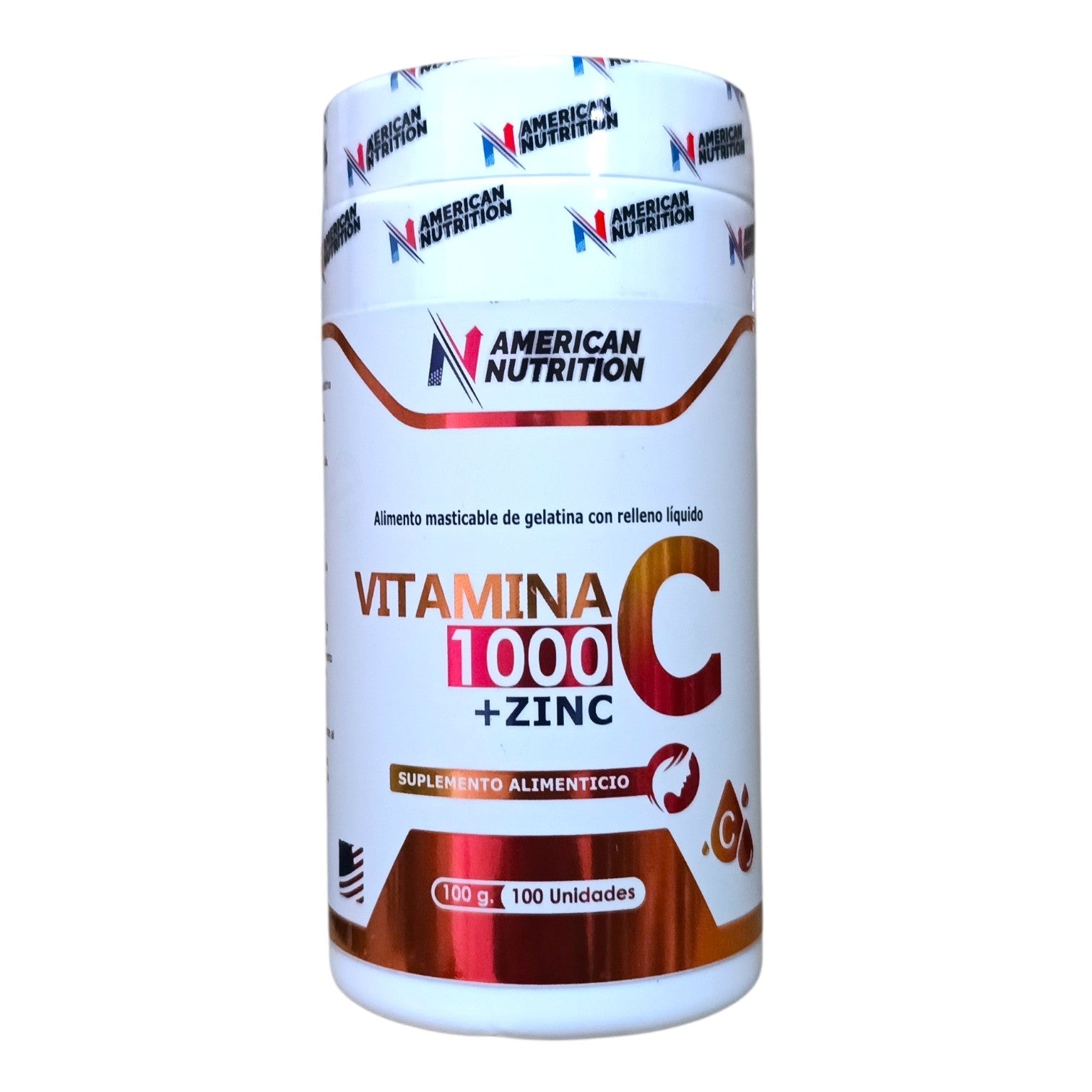 VITAMINA C - 100 CÁPSULAS AMERICAN NUTRITION