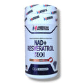 NAD + RESVERATROL - 100 CÁPSULAS AMERICAN NUTRITION