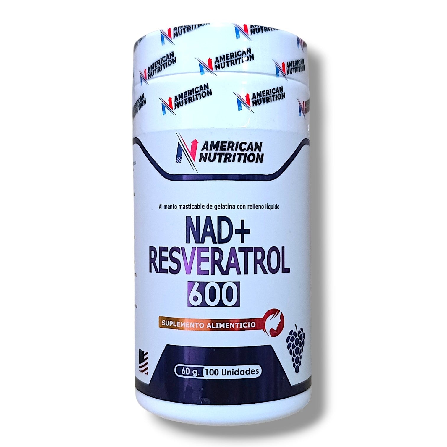 NAD + RESVERATROL - 100 CÁPSULAS AMERICAN NUTRITION
