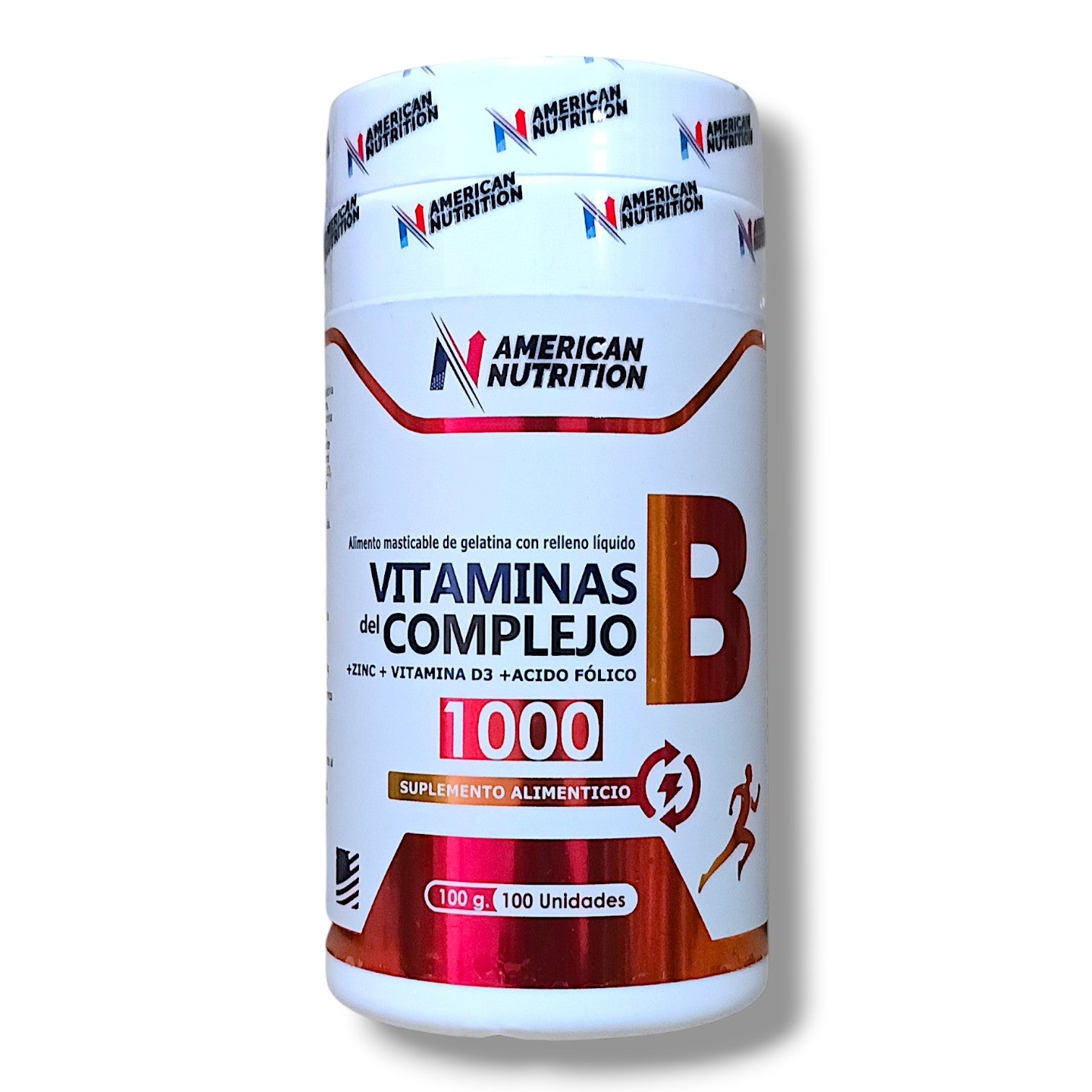 COMPLEJO B + D3 - 100 CÁPSULAS AMERICAN NUTRITION