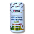 VITAMINAS Y MINERALES - 100 CÁPSULAS AMERICAN NUTRITION