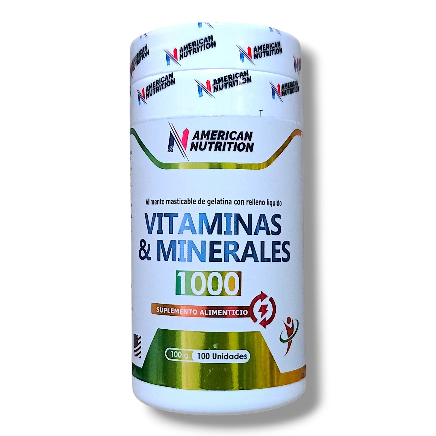 VITAMINAS Y MINERALES - 100 CÁPSULAS AMERICAN NUTRITION