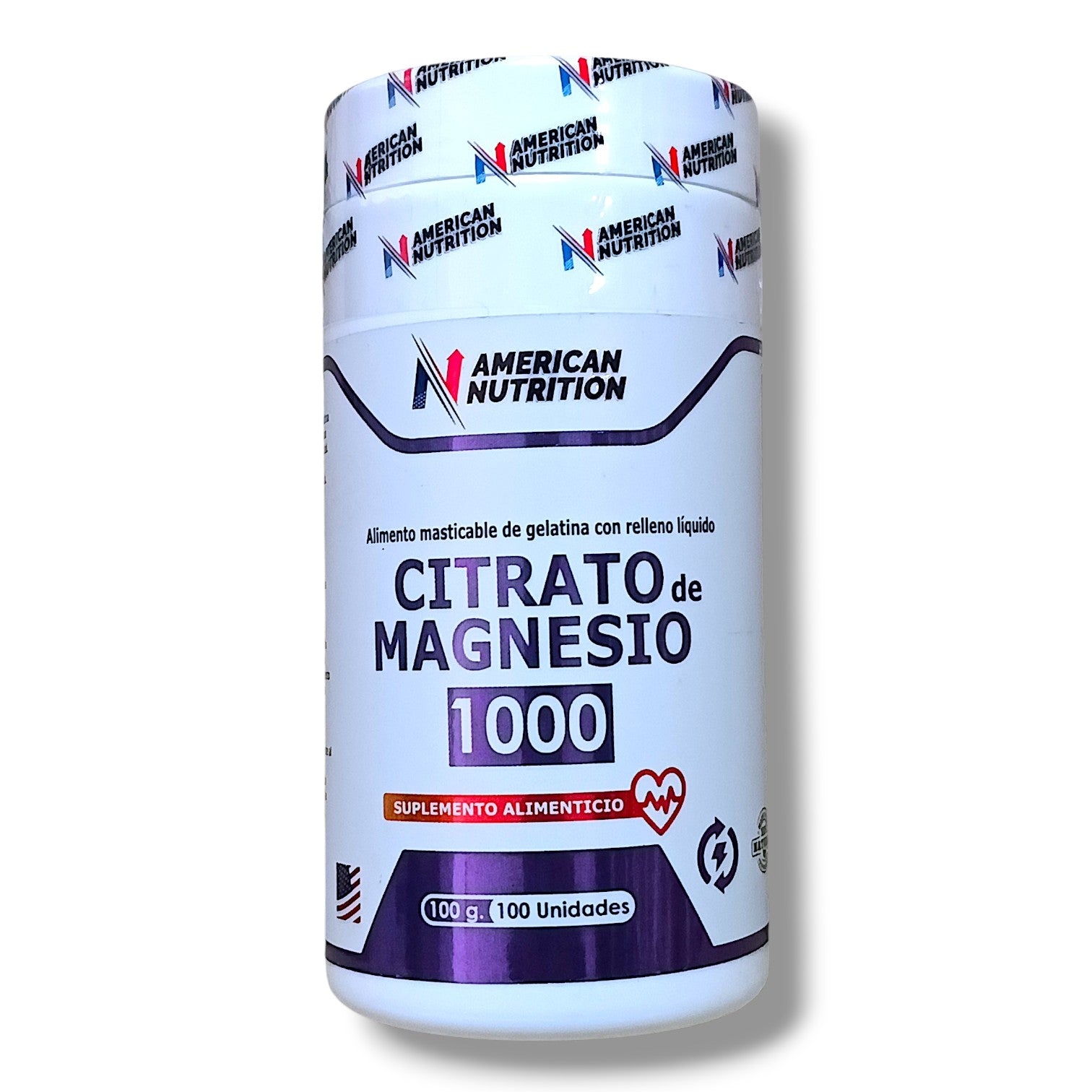 CITRATO DE MAGNESIO - 100 CÁPSULAS AMERICAN NUTRITION