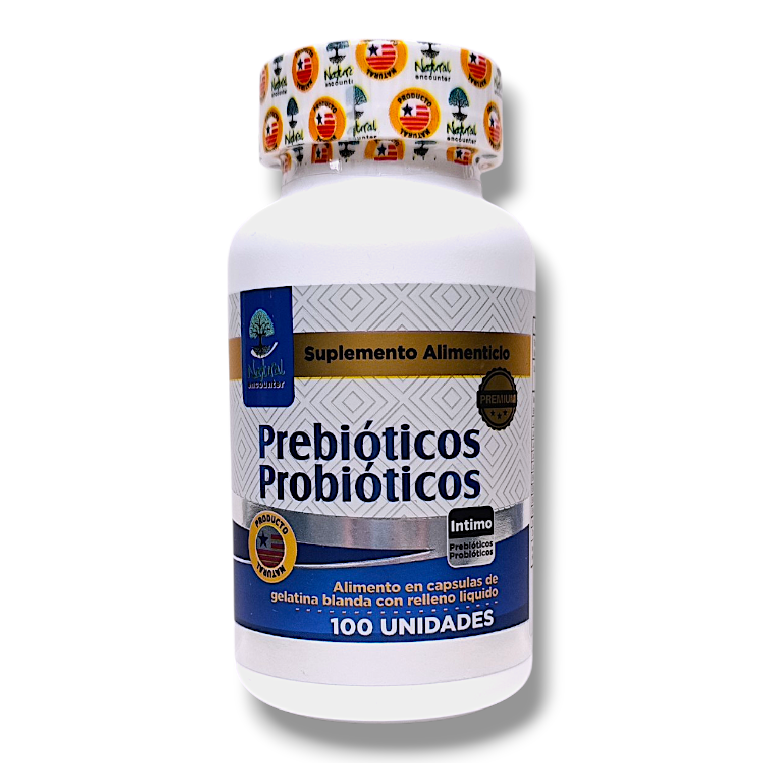 PREBIOTICOS Y PROBIOTICOS - 100 CÁPSULAS NATURAL ENCOUNTER
