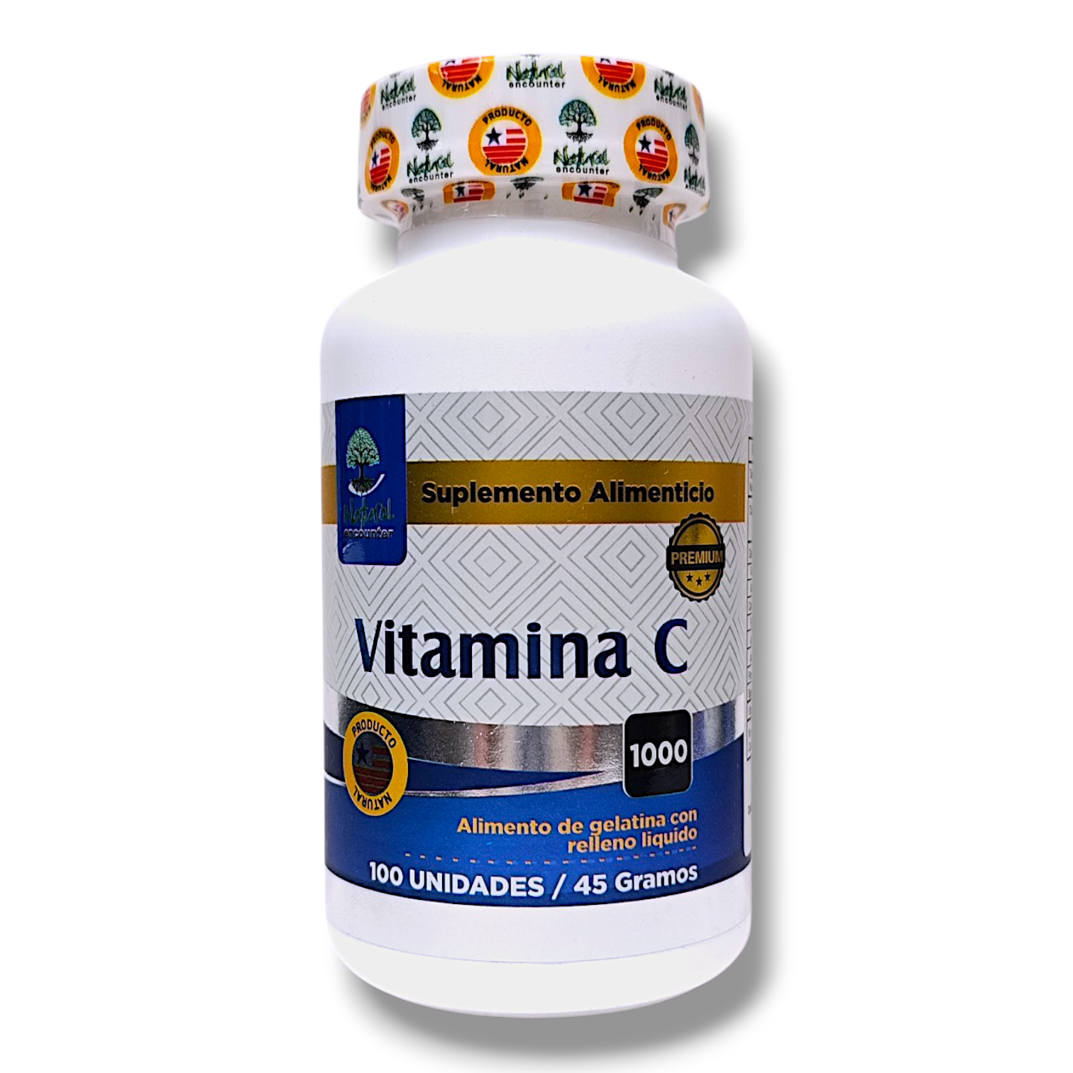 VITAMINA C - 100 CÁPSULAS NATURAL ENCOUTER