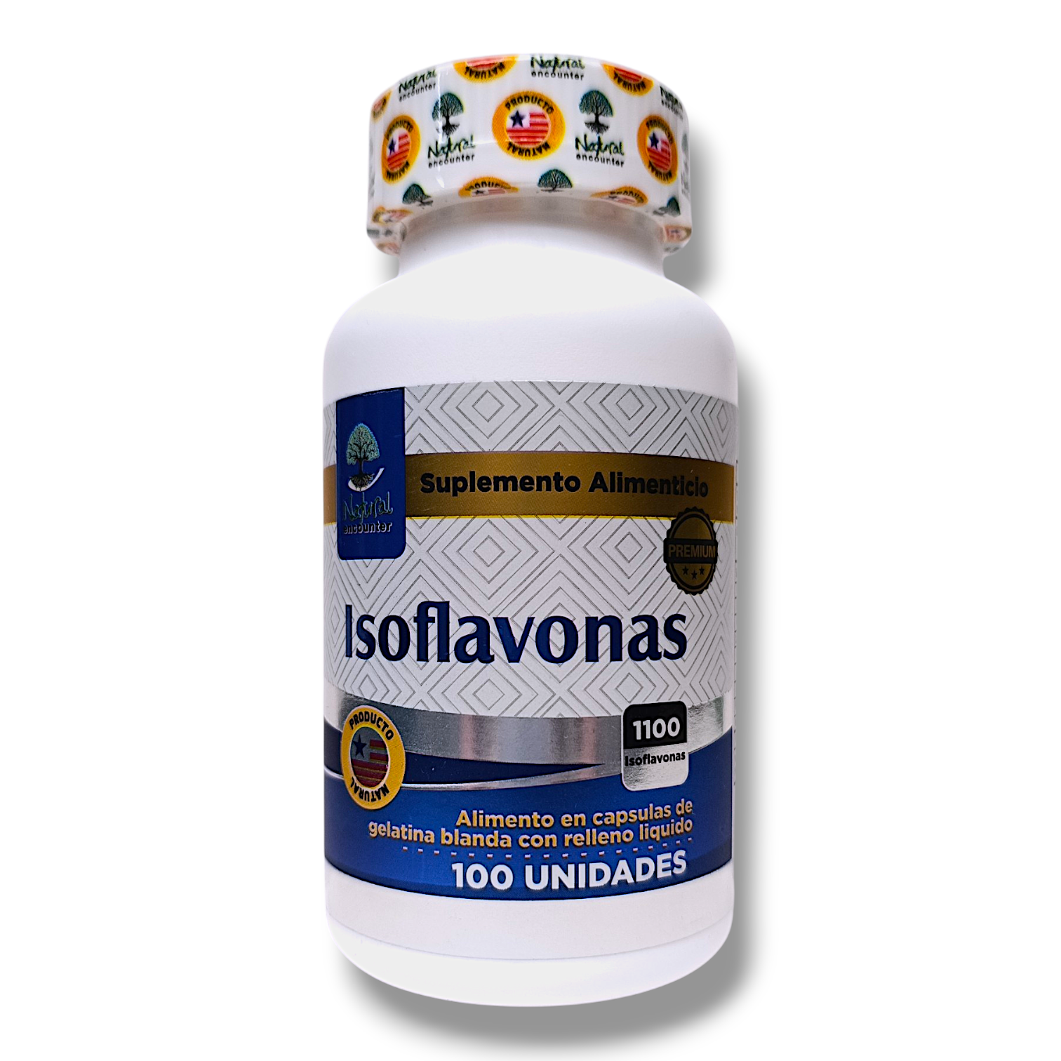 ISOFLAVONAS - 100 CÁPSULAS NATURAL ENCOUNTER