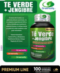 TÉ VERDE + JENGIBRE - 100 CÁPSULAS GREENSOFG