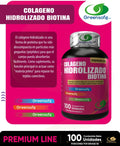 COLAGENO HIDROLIZADO Y BIOTINA - 100 CÁPSULAS GREENSOFG