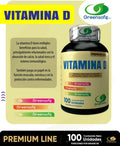 VITAMINA D - 100 CÁPSULAS GREENSOFG