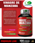 VINAGRE DE MANZANA - 100 CÁPSULAS GREENSOFG