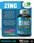 ZINC - 100 CÁPSULAS GREENSOFG