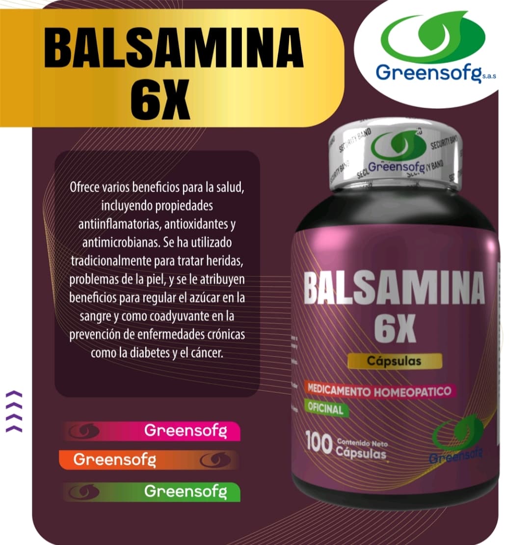 BALSAMINA 6X - 100 CÁPSULAS