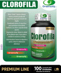 CLOROFILA - 100 CÁPSULAS GREENSOFG